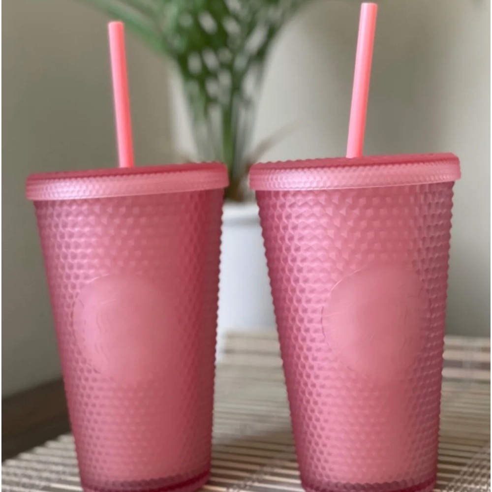 Starbucks Pink Studded Tumbler Cup 16 oz Grande NEW